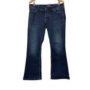 Silver Suki Surplus Bootcut Jeans Women's Size 34x 28.5 Blue Stretch Denim